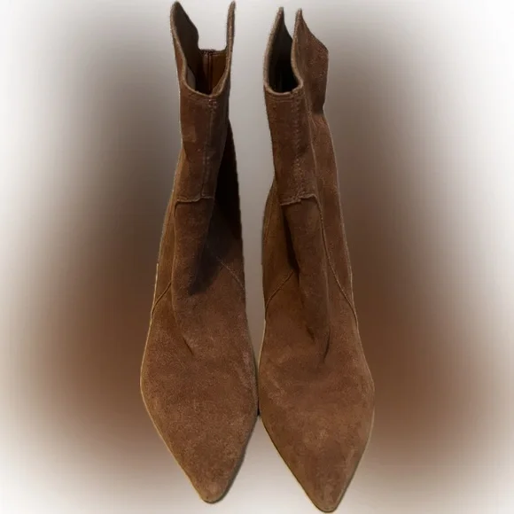 Dolce Vita Nestly Western Suede Mid-Calf Boots size 6.5 - Picture 5 of 11